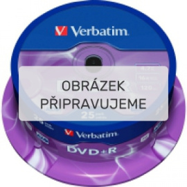 Verbatim DVD+R Matt Silver - 25 ks (43500)
