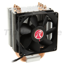 RAIJINTEK Aidos Black, Heatpipe CPU Cooler, PWM - 92mm